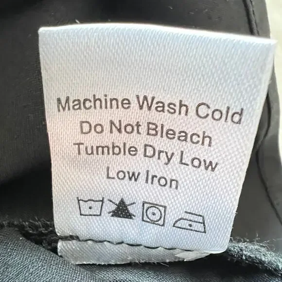 Tuckernuck Ruffle Neck Bouvier Blouse Large Black Preppy - Picture 12 of 12